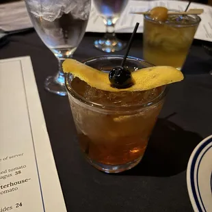 Always go with the Old Fashioned in a steak house