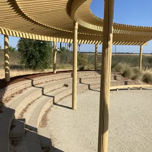 Architectural design/seating area.