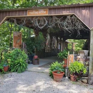 tasting room entrance