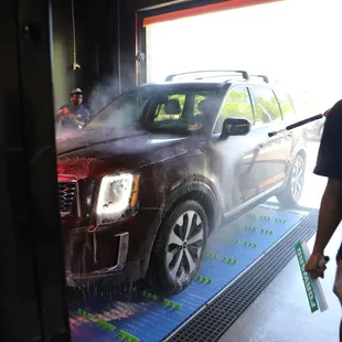 Blast away the dirt and road grime