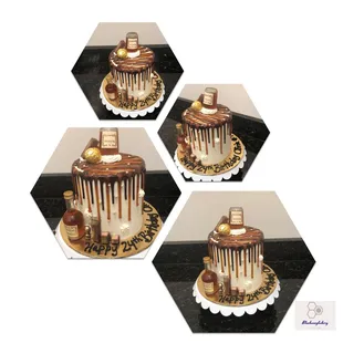 Hennessy drip Birthday Cake
