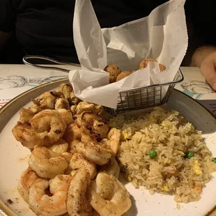 shrimp and rice