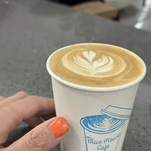 Love this neighborhood cafe ~ always have good drinks and now they are serving Mitchell's ice cream too!