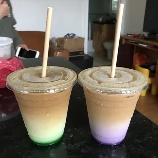 Ube Ice Coffee