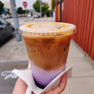 Iced Ube Latte