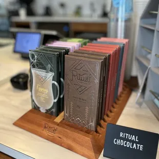a variety of coffees