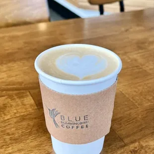 Blue Humming Bird Cafe Latte