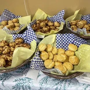 baskets of pastries