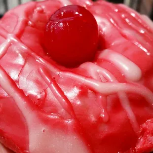 Wild cherry donut