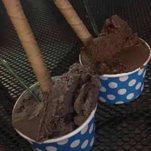 Cookies and cream and chocolate