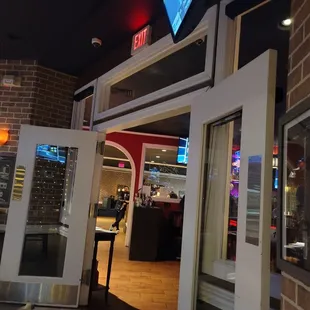 outside of a restaurant