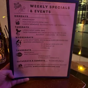 Specials!!!