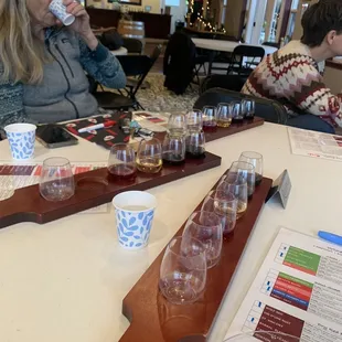 Wine flights