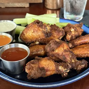 Wings were large and delicious