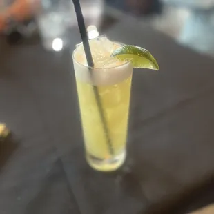 Rum coconut cocktail
