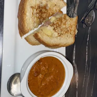Grilled cheese &amp; tomato soup