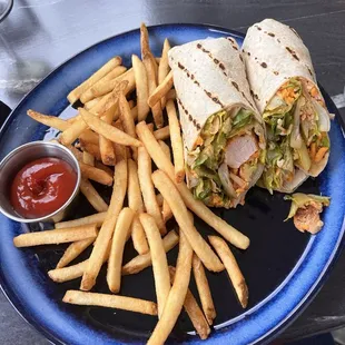 Buffalo chicken wrap