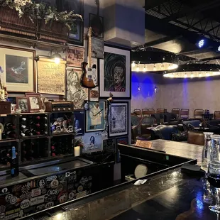 Bar and sitting area