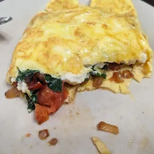 Green omelette