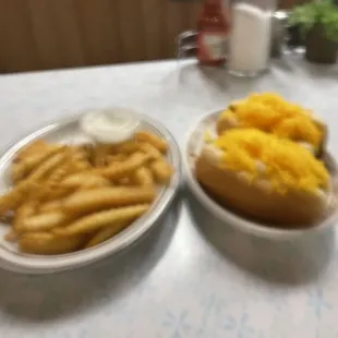 Coneys and fries are really good! Much better than my camera. Haha