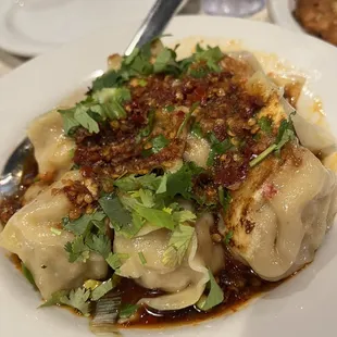 Chili wontons