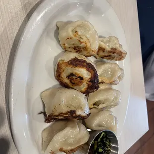 Shrimp Pan Fried Dumplings