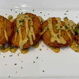 Fried green tomatoes