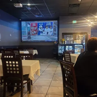 Inside view restaurant side