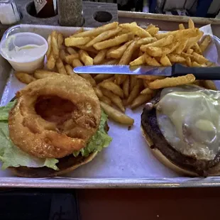 Smokestack burger was good