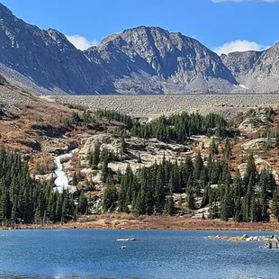 Falls are visible from 1st parking lot