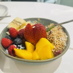 Yogurt with fruits