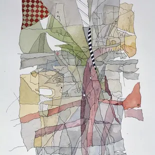 Hundred Acre Wood #1 watercolor and ink by Kim Smith of Benicia. Is so delicately beautiful.