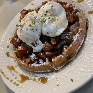 Duck duck goose waffle