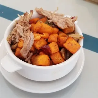 Duck & Sweet Potato Hash