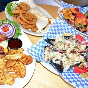 plates of food