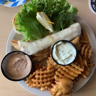 a plate of food