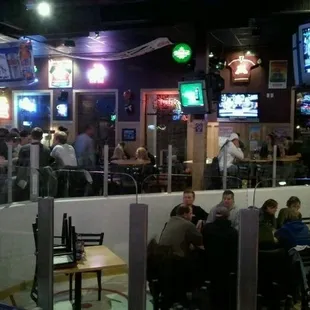 people sitting at tables