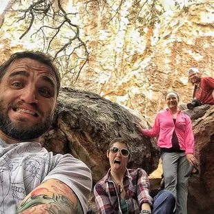 Our first climb of the day.