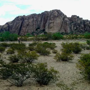 View of Hueco Tanks State Park from Blue Lizard Climbing and Yoga