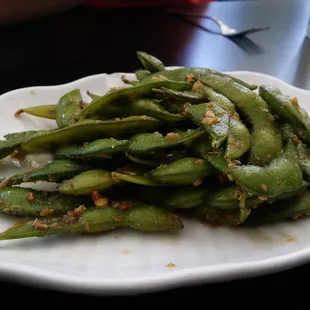 Garlic Edamame