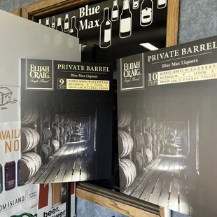 a display of bottles of wine