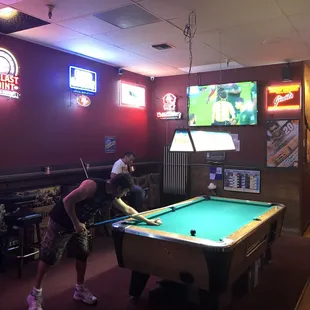 pool room!