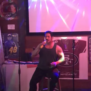 Big Pat singing on a Friday Night!