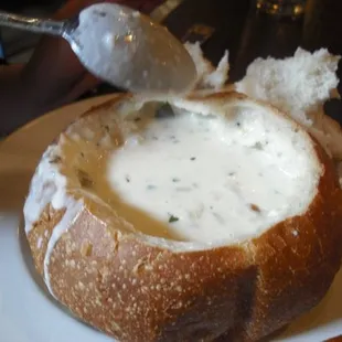 The clam chowder is so good at the Blue Mermaid.......