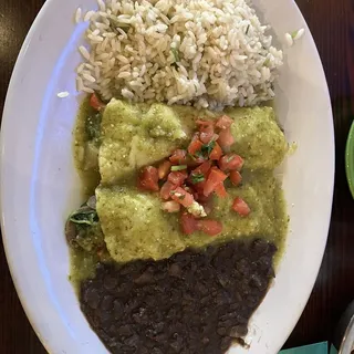 Veggie Skinny Enchiladas
