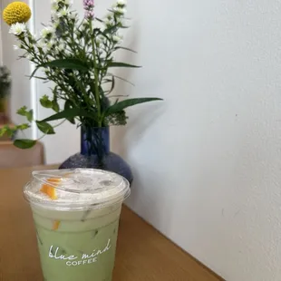 Sakura Matcha Latte