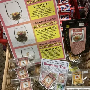 Blooming teas