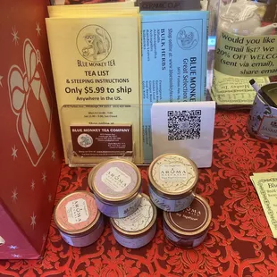 the contents of the teapot