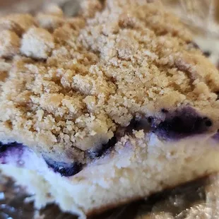 Blueberry cream cheese coffee cake