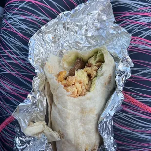 Breakfast burrito